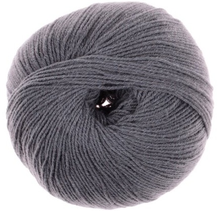 ponožková příze s bavlnou Aktiv Fine Cotton 7797- tmavě šedá