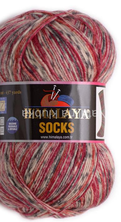 ponožková příze Himalaya Socks 160-02 růžovošedá