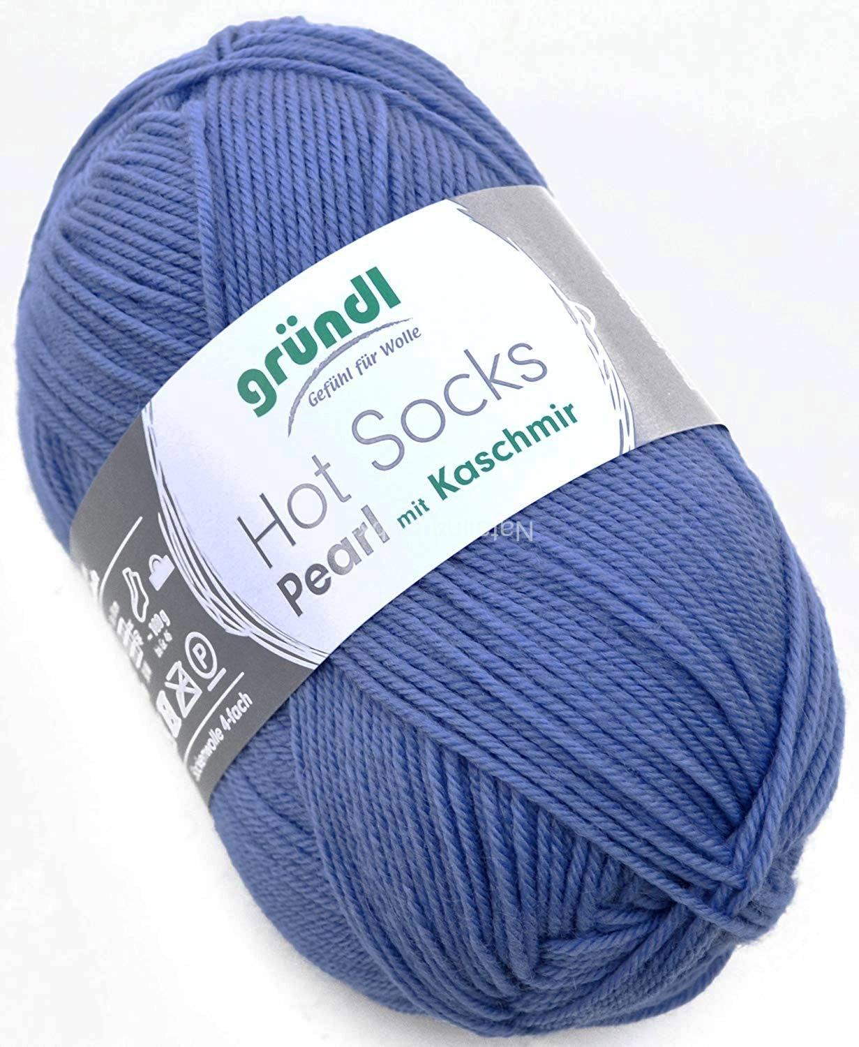 ponožková příze GRÜNDL Hot SOCKS PEARL 11 - modrá
