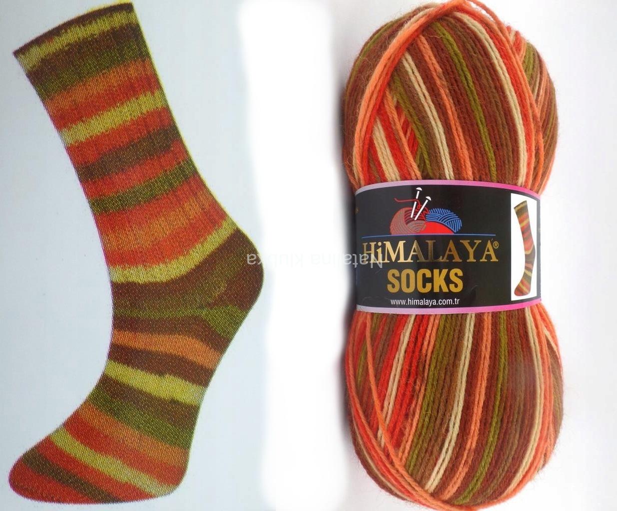 ponožková příze Himalaya Socks 140-03 - podzimní barvy