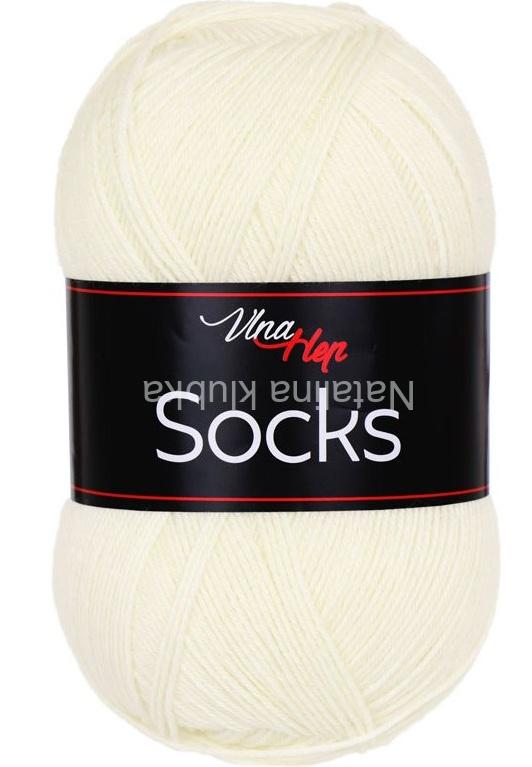 ponožková příze Socks - 61005 bílosmetanová 