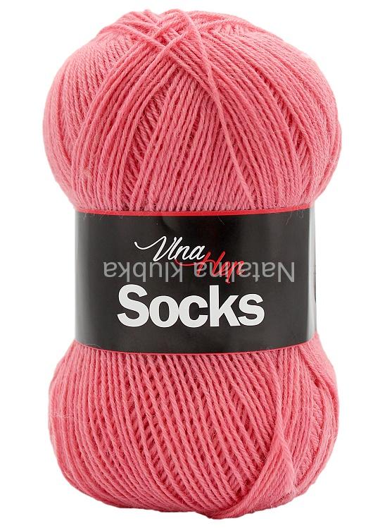 ponožková příze Socks (Vlna Hep) 6033 - růžová