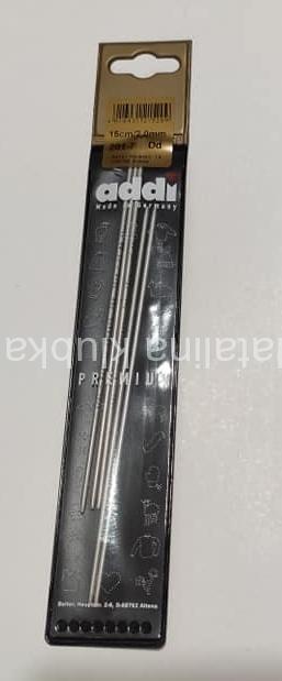 ponožkové jehlice Addi Premium - 15 cm - 2 mm