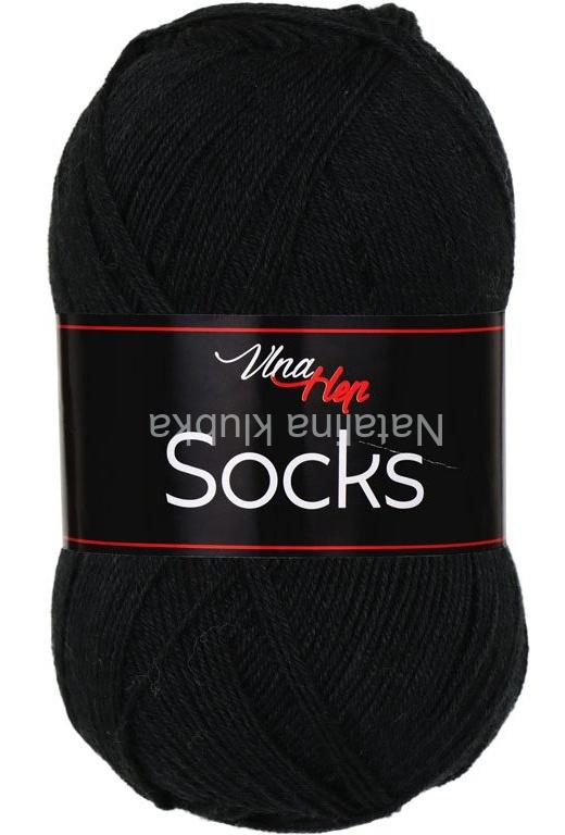 ponožková příze 4 fach  Socks  6001 černá 