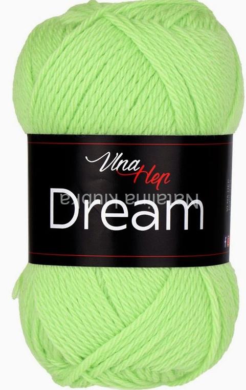 Merino vlna DREAM ( vlna hep)-6421  zelenkavá