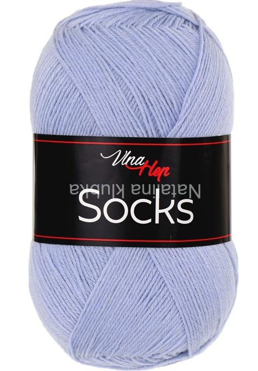 ponožková příze 4 fach Socks - 61193 jeans světle modrá