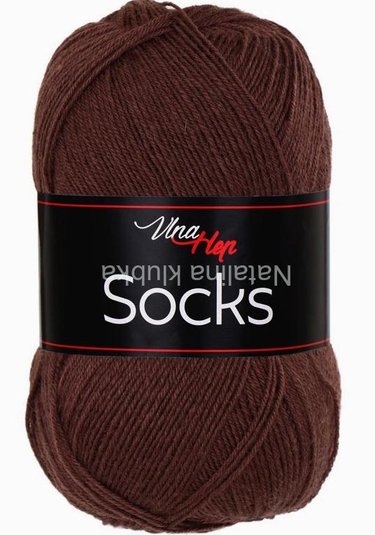 ponožková příze 4 fach Socks - 61058 čokoládová