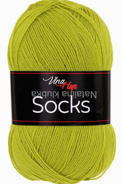 ponožková příze 4 fach Socks - 61335 odstín zelené