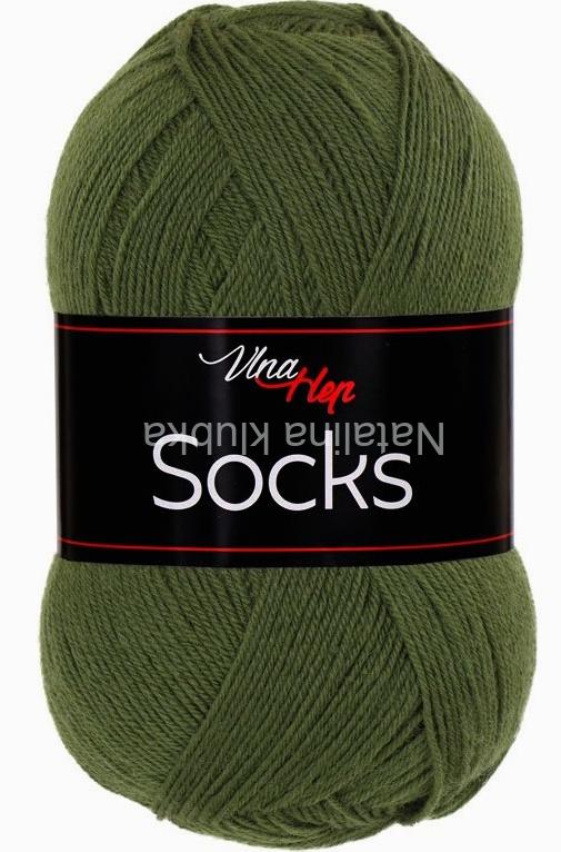ponožková příze 4 fach Socks - 61215 tmavá zelená