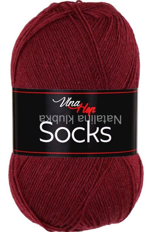 ponožková příze 4 fach Socks - 61136 tmavá vínová