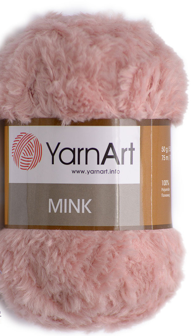 příze chlupatá YarnArt Mink - 341 odstín růžové