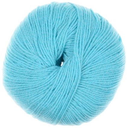ponožková příze s bavlnou Aktiv Fine Cotton 7785 - světlý tyrkys