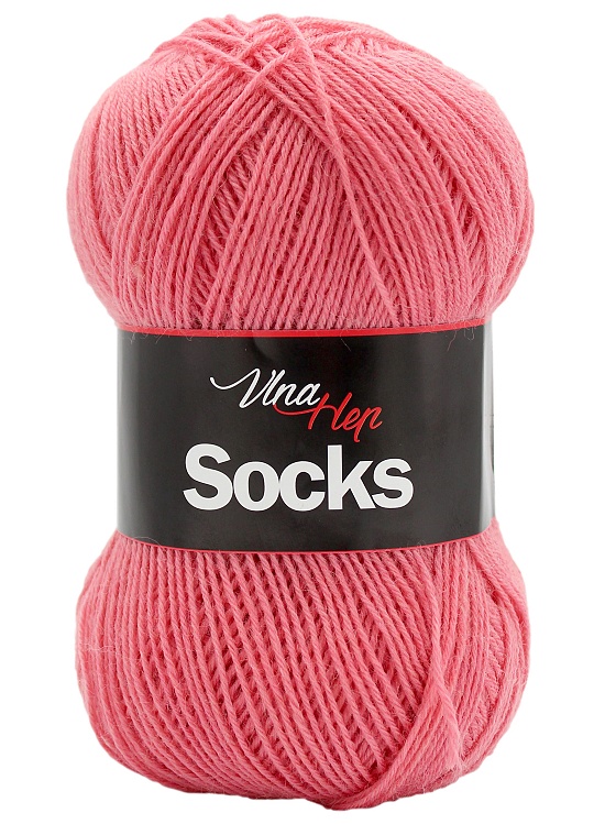 ponožková příze Socks (Vlna Hep) 6033 - růžová