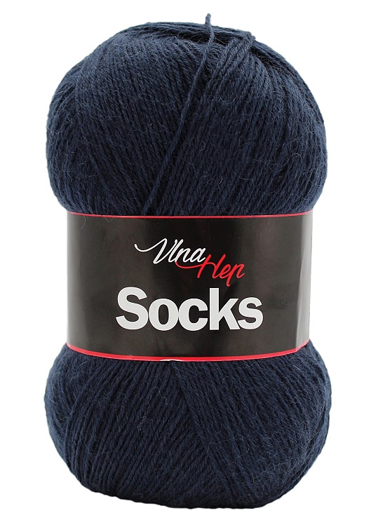 ponožková příze Socks (Vlna Hep) 6119 - hodně tmavě modrá