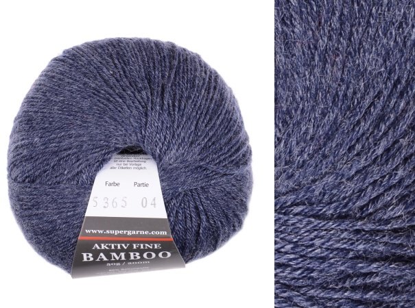 AKTIV FINE BAMBOO - 5365 - tmavě modrá