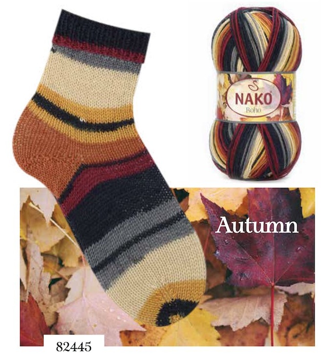 ponožková Nako Boho 82445- podzimní