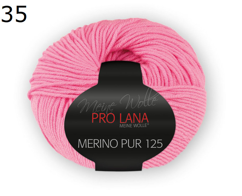 Pro Lana Merino extrafine Pur125 - 35 růžová