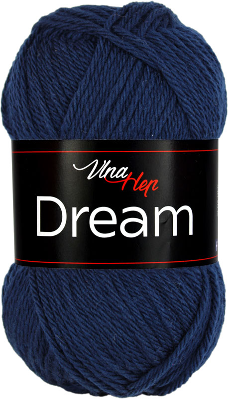 Merino vlna DREAM ( vlna hep) 6409 tmavě modrá