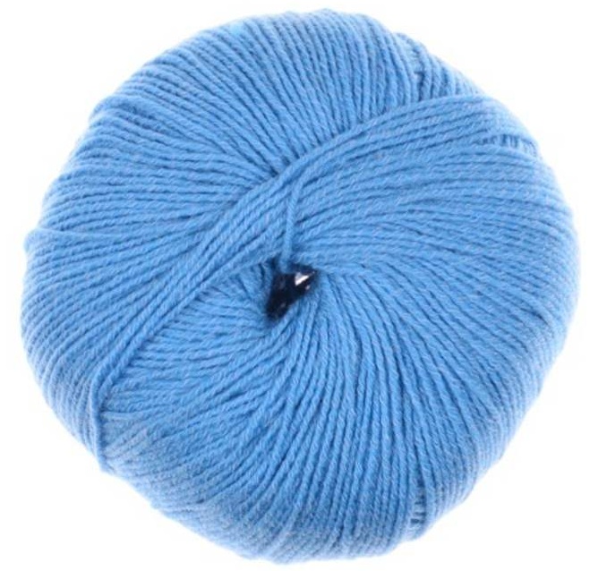 ponožková příze Aktiv Fine Cotton - 7758 nebeská modrá