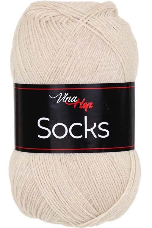 ponožková příze 4 fach Socks - 61007 krémová 