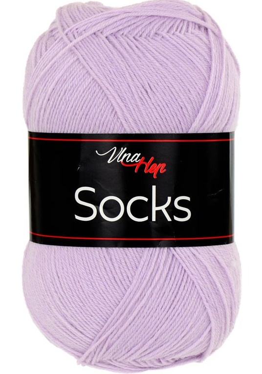 ponožková příze 4 fach Socks - 61313 světlounce fialová