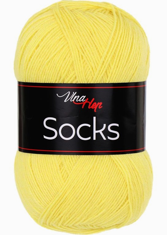 ponožková příze 4 fach Socks - 61244 žlutá
