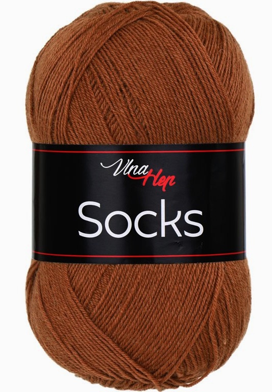 ponožková příze 4 fach Socks - 61054 srnčí hnědá