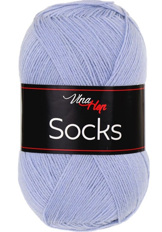 ponožková příze 4 fach Socks - 61193 jeans světle modrá