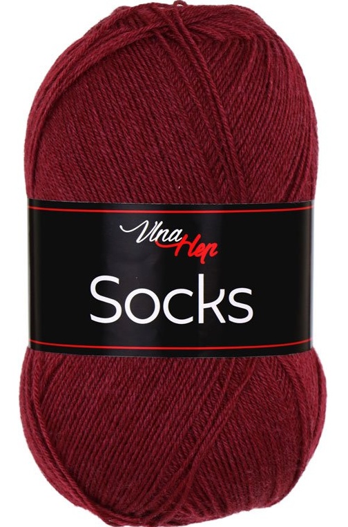 ponožková příze 4 fach Socks - 61136 tmavá vínová