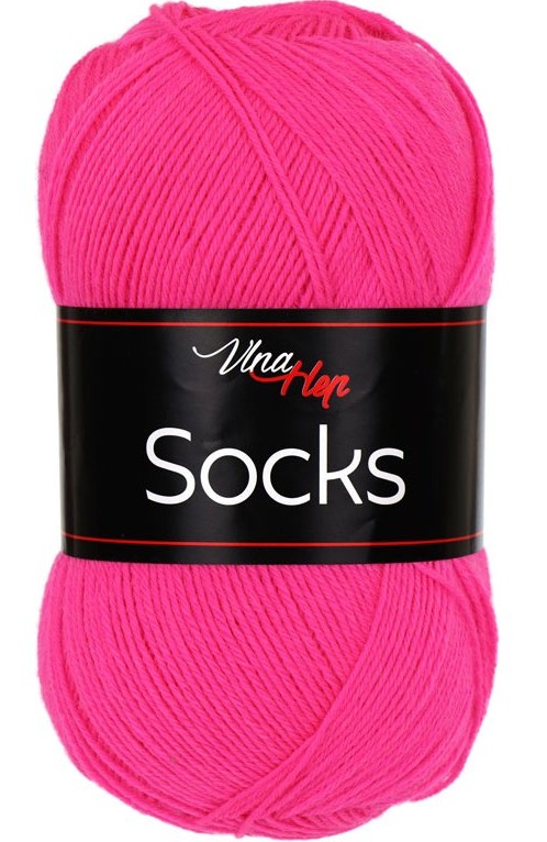 ponožková příze 4 fach Socks - 61345 neon růžová