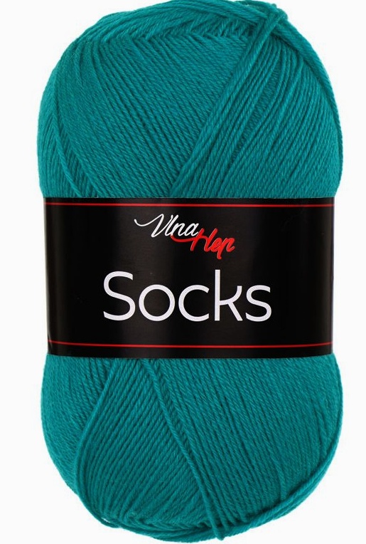 ponožková příze 4 fach Socks - 61298 smaragd
