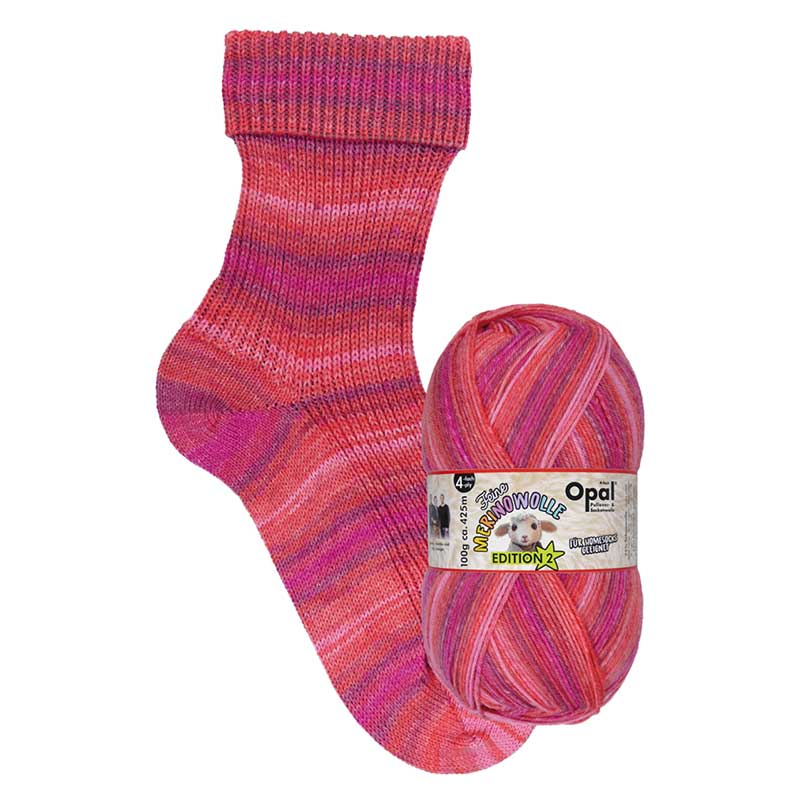 Opal Feine Merinowolle-(11631) - růžová