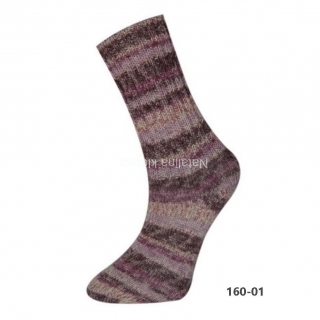 ponožková příze Himalaya Socks 160-01 - fialovostarorůžová