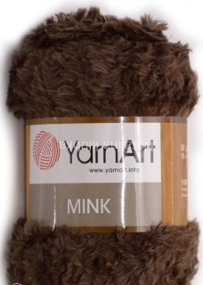 příze chlupatá YarnArt Mink - 333 - čokoládová