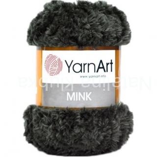 příze chlupatá YarnArt Mink - 343 - tmavě šedá