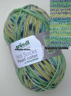 ponožková příze Hot SOCKS PEARL Color 06 - odstíny zelenkavé