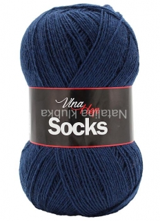 ponožková příze Socks (Vlna Hep) 6117 - tmavě modrá
