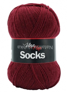 ponožková příze Socks (Vlna Hep) - 6023 - vínová