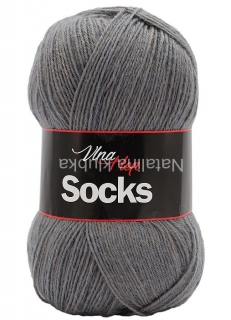 ponožková příze Socks (Vlna Hep) - 6235 - středně šedá