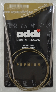 kruhová jehlice Addi Premium 2,5mm 100 cm dlouhé