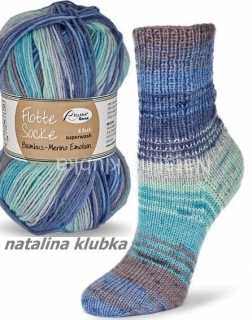 ponožkovka Rellana Flotte Socke 4f. Bambus-Merino - 1542 modrá