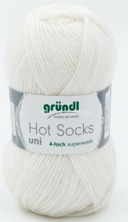 Grundl Hot Socks Uni 50g, bílá 29