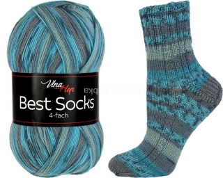 ponožkovka Best Socks 7309 - modrošedé