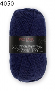 Pro Lana Uni Classic 100  4f 4050 tmavě modrá