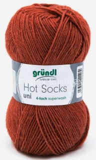 Grundl Hot Socks Uni 50g - okrová (64)