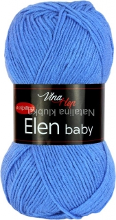 příze Elen Baby( vlna - Hep) 4087 nebeská modrá