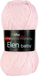 příze Elen Baby( vlna - Hep)- 4003 světlounce růžová