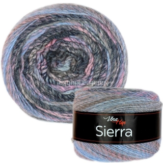 příze Sierra ( Vlna Hep)  - 7209 růžovošedomodrá