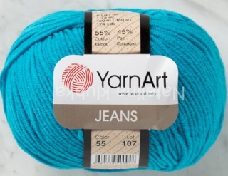 YarnArt Jeans-Gina 55 tyrkys