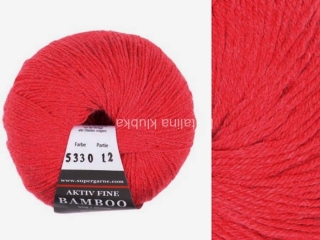 AKTIV FINE BAMBOO - 5330 červená